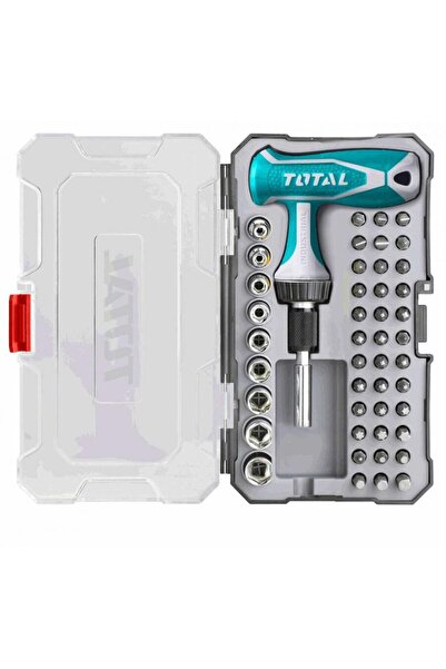 TOTAL - Set surbelnita cu clichet - 47 piese