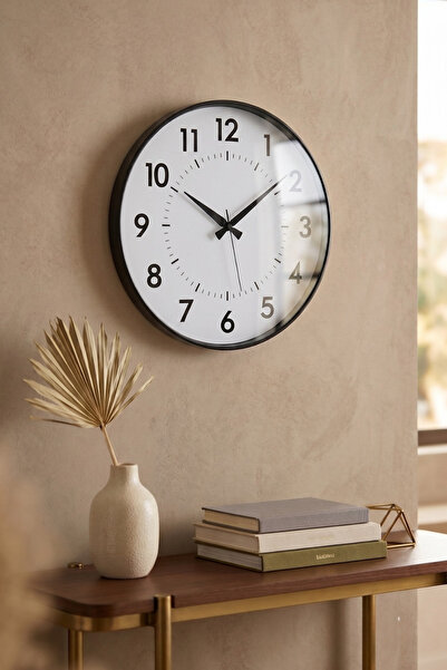 Frapan Home GLX 42 Cm Premium Dekoratif Duvar Saati Sessiz Mekanizmalı Büyük ...