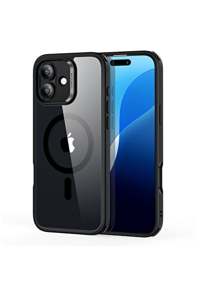 ESR Husă pentru iPhone 16 - Classic Hybrid HaloLock - Transparent Negru