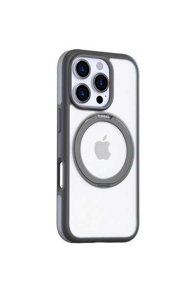 TORRAS Husă Ostand R Fusion pentru iPhone 16 Pro (Gri)