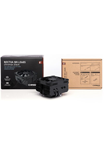Noctua NH-L9x65 Chromax.Black, 1 ventilator de 92 mm, 2500 rpm, Negru