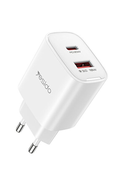 Yesido 2 în 1, USB, Type-C, 20W - (YC02E) - Alb