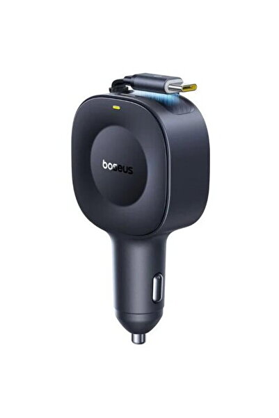 Baseus Încărcare rapidă 30W, 1 x USB Type-C, cablu retractabil integrat 1 x U...