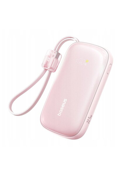 Baseus EnerFill FC21 Qpow 3 Ultra, Cablu detașabil, 10000mAh, 22,5W, Display ...