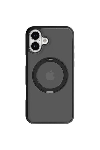 TORRAS Husă Ostand Pro pentru iPhone 16 Plus (Negru)
