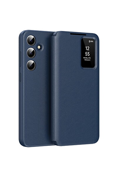 Techsuit Husă pentru Samsung Galaxy A56 5G - Seria SmartView - Albastru