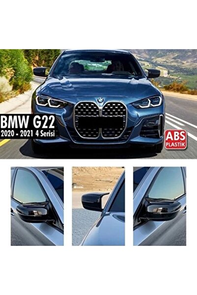 beyaztuning Bmw G22 Yarasa Ayna Kapağı Batman Parlak Siyah Piano Black
