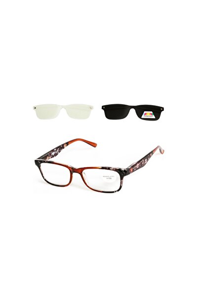 Alpin Eyewear Γυαλιά Πρεσβυωπίας Clip-on ALPIN 10293 Καφέ-+4.00-Brown/Multico...