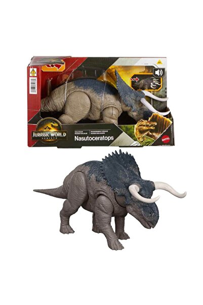 JURASSIC WORLD Sesli Kükreyen Dinozor Figürü Film Serisi 30 cm JGB87 - Nasuto...