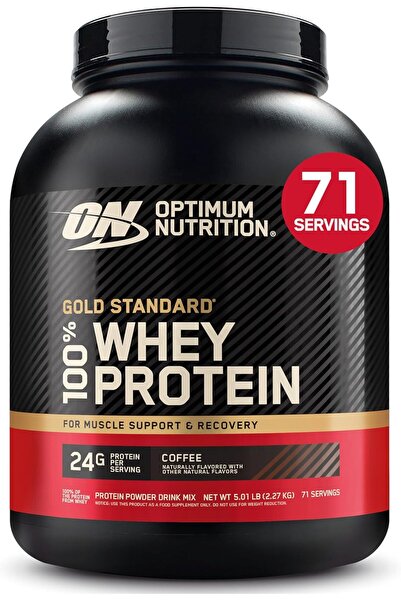 ON Optimum Nutrition مسحوق بروتين مصل اللبن 100% من أوبتيموم نيوتريشن، بنكهة ...