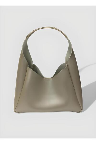 YMZBAG Geantă de mână și de umăr din piele artificială aurie pentru femei, cu...