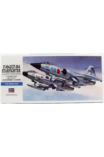 Hasegawa D16 446 1/72 Scale, F-104J/Cf-104 Starfighter (Jasdf/Canada).Fighter...