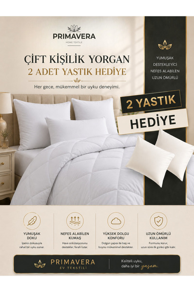 Primavera Home Double Antiallergic Microfiber Quilt