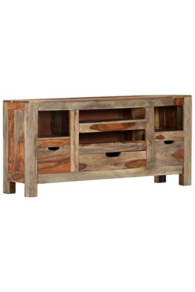 Concept Servantă, gri, 100x30x50 cm, lemn masiv de sheesham