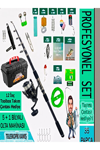 OLTAMİX Profosyonel Deniz Ve Göl Olta Takım FULL SET 200 TL DEĞERİNDE "BALIK ...