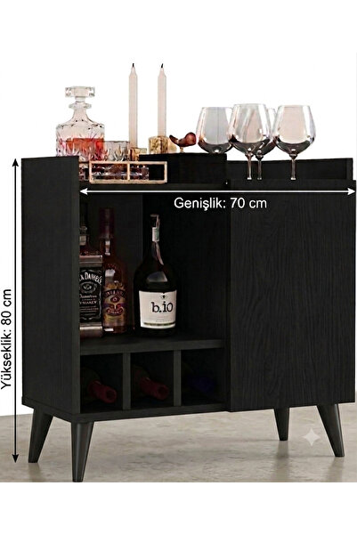 aberra Mini bar şaraplık şişelik servis alanı