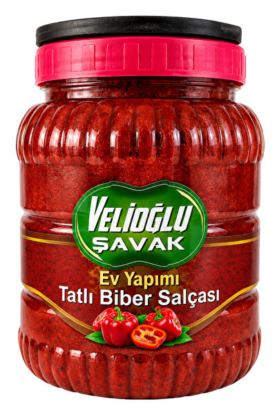 v.ş VelioğluŞavak Ev Yapımı Tatlı Biber Salçası (2,5 kg)