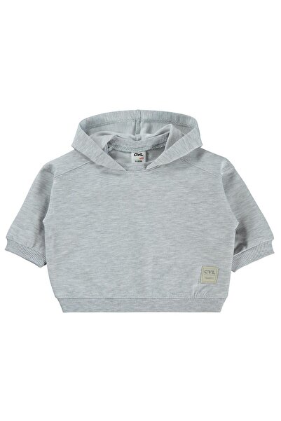 Civil Baby Civil Basic Timeless Hooded 6-18 Months Sweatshirt - Gray