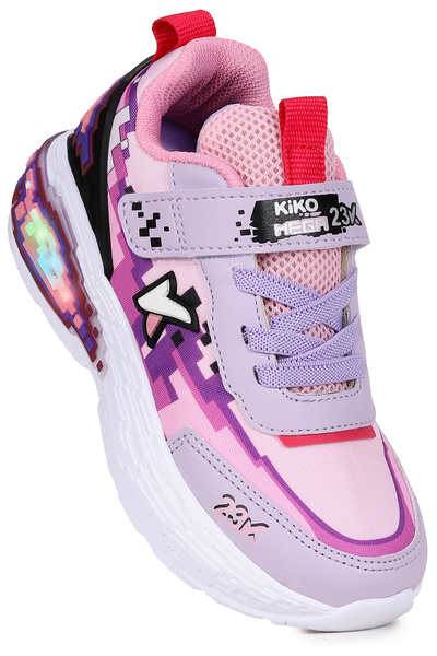 Kiko Kids Craft Işıklı Günlük Cırtlı Kız Çocuk Spor Ayakkabı
