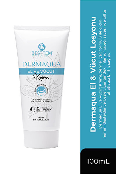 BESTTEM Dermaqua El ve Vücut Kremi – Ihlamur Çiçeği Özlü Besleyici Bakım - 10...