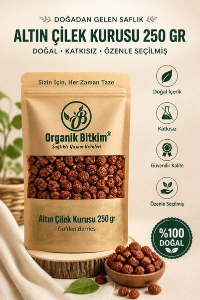 OB Organik Bitkim Gold Strawberry Dried 250 gr