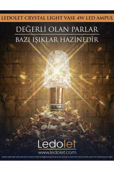 LEDOLET CRYSTAL LIGHT VASE 4W LED AMPUL