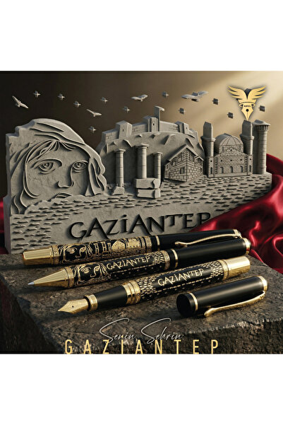 Gaziantep Hediyelik Kalem Seti (tükenmez, Roller Ve Dolma Kalem)