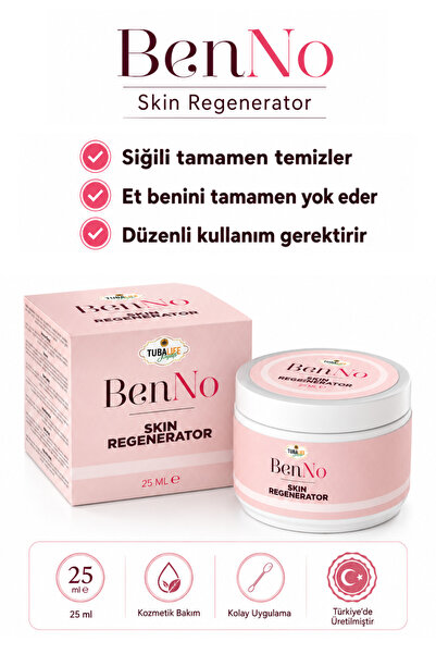 TUBALİFE Benno Skin Regenerator 25 ml Siğil/Et Beni/Nasır İçin Kozmetik bakım...