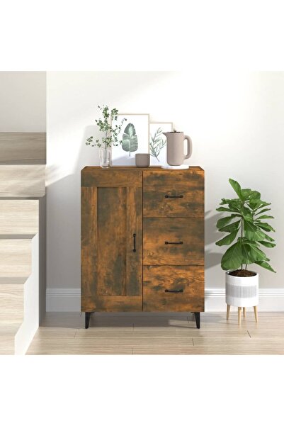 Concept Servantă, stejar fumuriu, 69,5x34x90 cm, lemn compozit