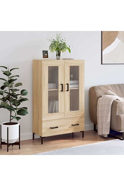 Concept Dulap înalt, stejar Sonoma, 69,5x31x115 cm, lemn prelucrat