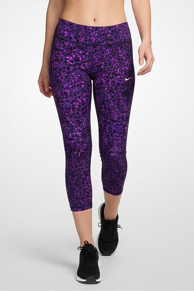 Nike Women Sportswear Fit Running Capri Tights, Multicolor