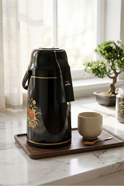 ZOJIRUSHI ترمس عائلي 3 لتر ضغط علوي عازل حراري مثالي للطلعات والعزائم