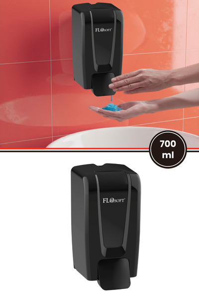 Flosoft F248S Manuel Gagalı Sıvı Sabun Dispenseri, 900 ml Banyo Mutfak Duvara...