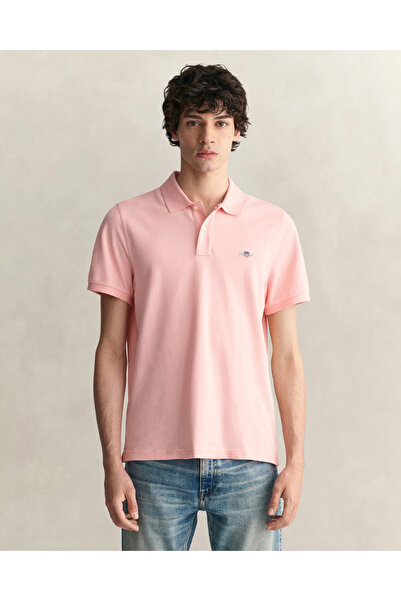 Gant Erkek Pembe Regular Fit Logolu Polo