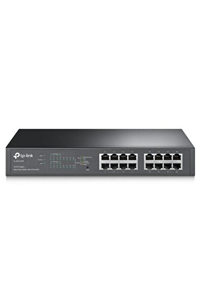 TP-LINK TL-SG1016PE 8 Port Poe+ 16 Port 10-100-1000 Mbps Switch Çelik Kasa Ra...