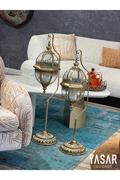 YASAR CONCEPT Ornaluce Ayaklı Yer Feneri Set