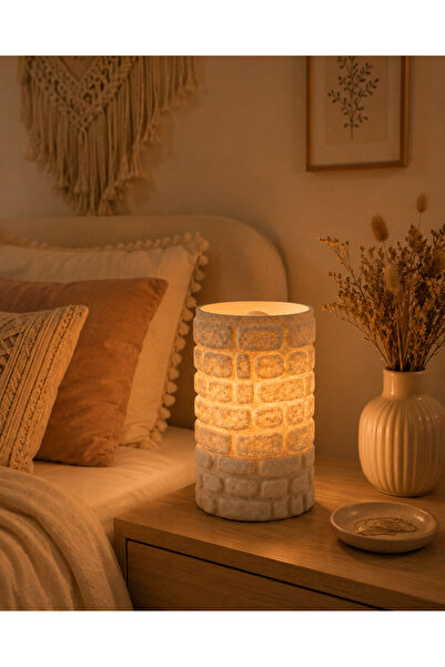 fao shop 7/24 Stone Textured Decorative Lampshade |   Modern Night Light, Liv...