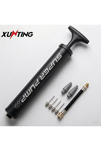 Choice مضخة دراجة هوائية Xunting Pedal MTB سوداء اللون، مضخة هواء كروية للدرا...