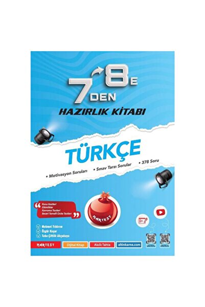 Nartest Yayınları 7 den 8 e Türkçe Hazırlık Kitabı