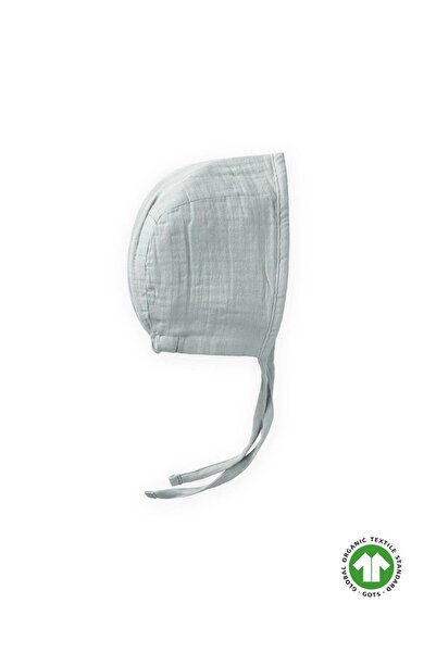 Cigit Tied Baby Organic Muslin Hat 0-2 Years Mint Green