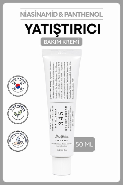 Dr.Althea 345 Relief Cream | Akne Karşıtı Niacinamide Resveratrol Centella Ya...