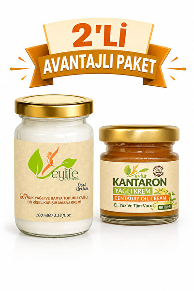eylife naturel Kuyruk Ve Bamya Tohumu Yağlı Bitkisel Karışım 100 ml