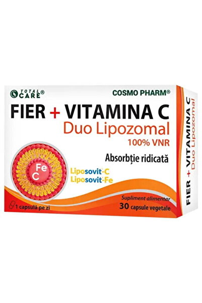 Cosmo Pharm Fier + Vitamina C Duo Lipozomal 30cps