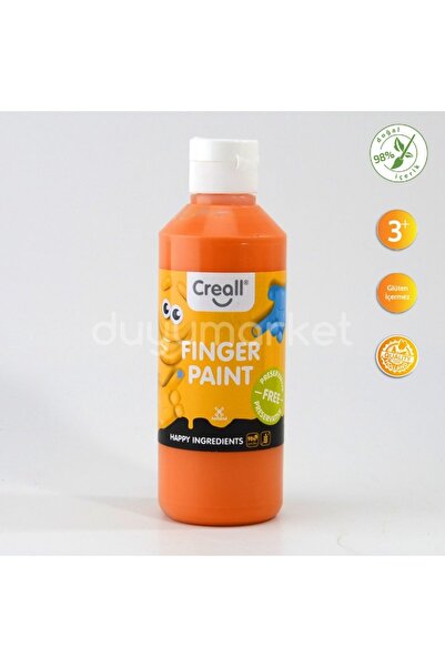 DuyuMarket Creall Parmak Boyası ( Finger Paint ) – Turuncu 250 Ml