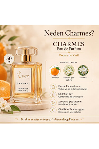 Jamed Beauty CHARMES Eau de PARFÜM 50 ML