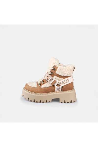Buffalo أحذية نسائية/بناتية 1622594 ASPEN COM MID WARM - VEGAN NUBUCK/FUR - ب...