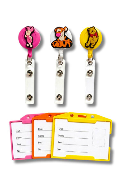 excarpin Winnie the Pooh Triple Yoyo and Card Holder Set