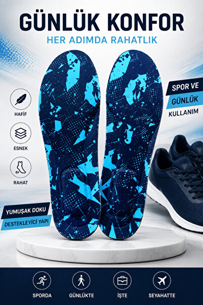 Bydev Taban Yumuşak Ortopedik Tabanlık,topuk Desteği Spor Ayakkabı Tabanı