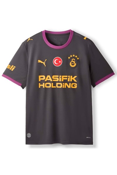 Galatasaray S.K. Parted Jersey 26/27 Home Parted 5 Star Men's Jersey Black