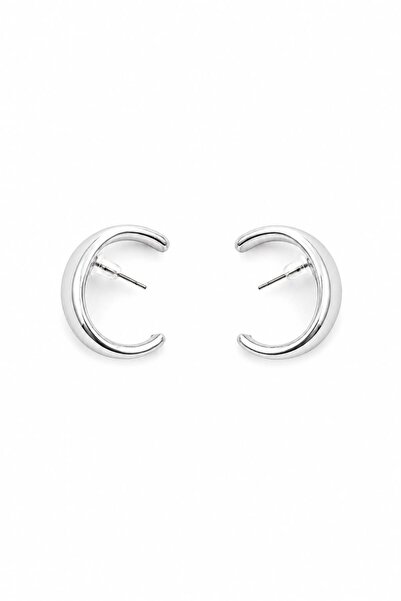 DEMOKAN Women's Earrings Inward Curved Curved Basket 3cm Earrings